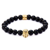 Crâne Agato 18K Gold Plated Bracelet