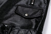 Faux Leather Biker Jacket