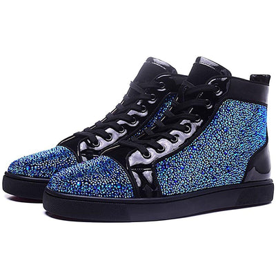 Aqado Turquoise High Top Paved Shoes