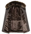 Wool Coat With Fur Collar