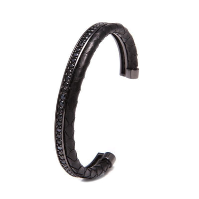 Alanaya Python Leather Bracelet