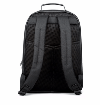 Embossed Mesh Jet Black Backpack