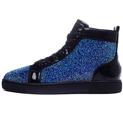 Aqado Turquoise High Top Paved Shoes