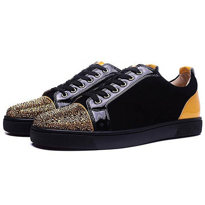 Black & Gold Exclusive Shoes