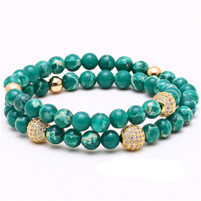 D'Ango Stones Double Bracelet