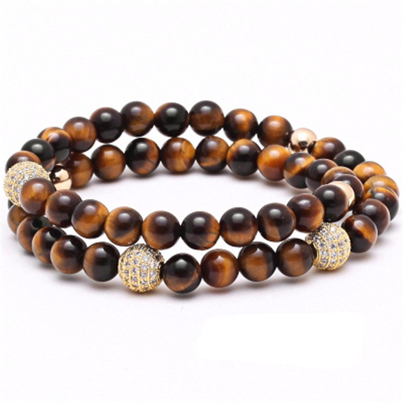 D'Ango Stones Double Bracelet