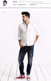 Button White Slim Fit Shirt