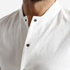 Button White Slim Fit Shirt