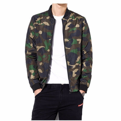 Camouflage Bomber Jacket