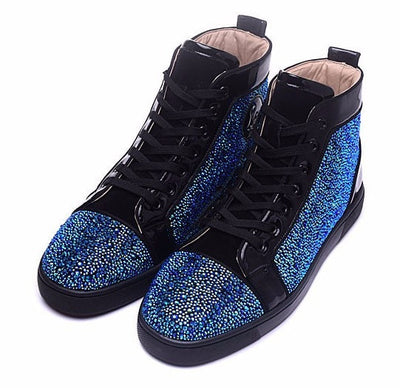 Aqado Turquoise High Top Paved Shoes