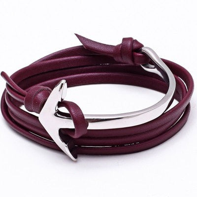 L'Anchor Leather Bracelet