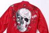 Skull Print Slim Fit Jacket