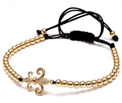 Florenza 24K Gold Plated Macrame Bracelet