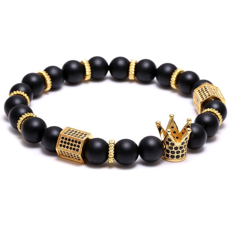 Konig Gold Beaded Bracelet