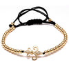 Florenza 24K Gold Plated Macrame Bracelet