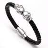 Craneo Luxo Nappa Leather Bracelet