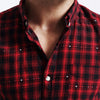 Red Checker & Detail Shirt