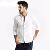 Button White Slim Fit Shirt