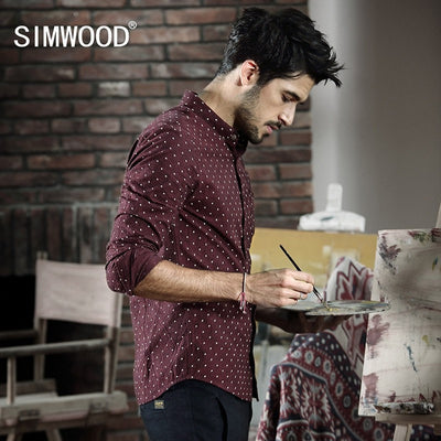 Polka Dot Slim Fit Shirt