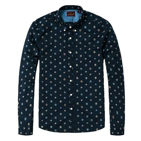 Rucksworth Pattern Slim Fit Shirt