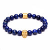 Crâne Agato 18K Gold Plated Bracelet