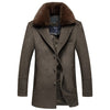 Devous Wool Coat With Fur