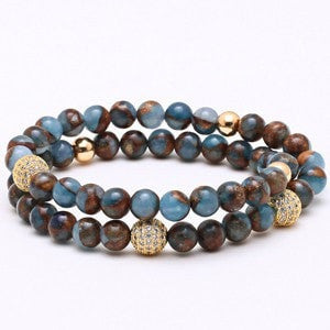 D'Ango Stones Double Bracelet