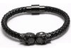 Craneo Luxo Nappa Leather Bracelet