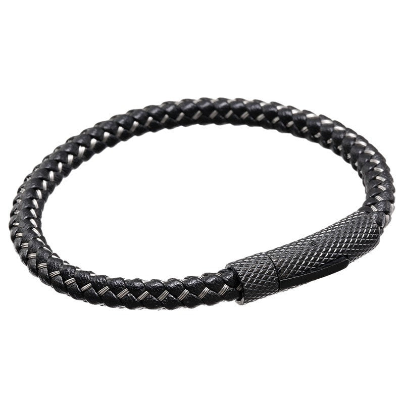 Modesto Leather Braided Bracelet