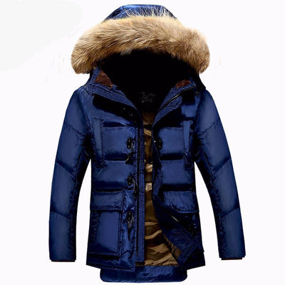 Estoq Down Jacket With Fur