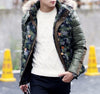 Camouflage Patched Down Jacket