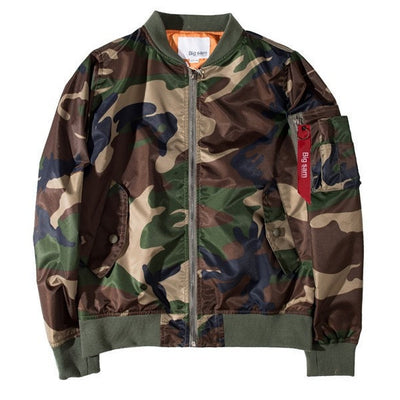 Camouflage Bomber Jacket